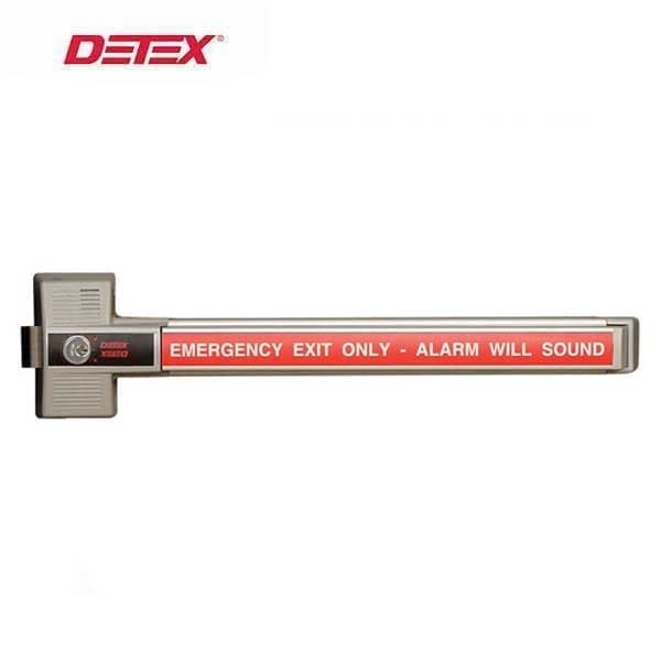 SINGLE-POINT ALARMED DEADBOLT ONLY, EXIT CONTROL LOCK, UL LISTED PANIC HARDWARE. SUPPLIED WITH 9-VOL